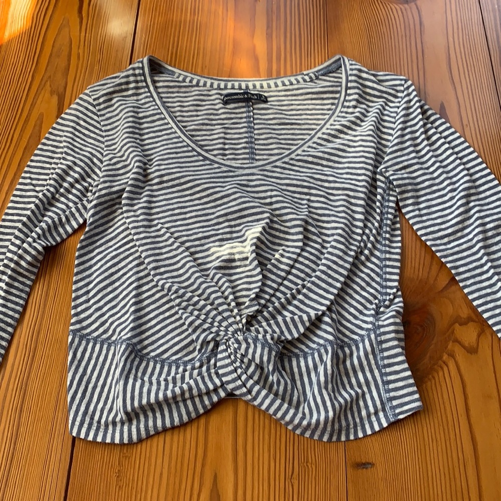 Cropped Striped Longsleeve
